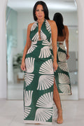 11446 Nepal Breeze Halter Dress