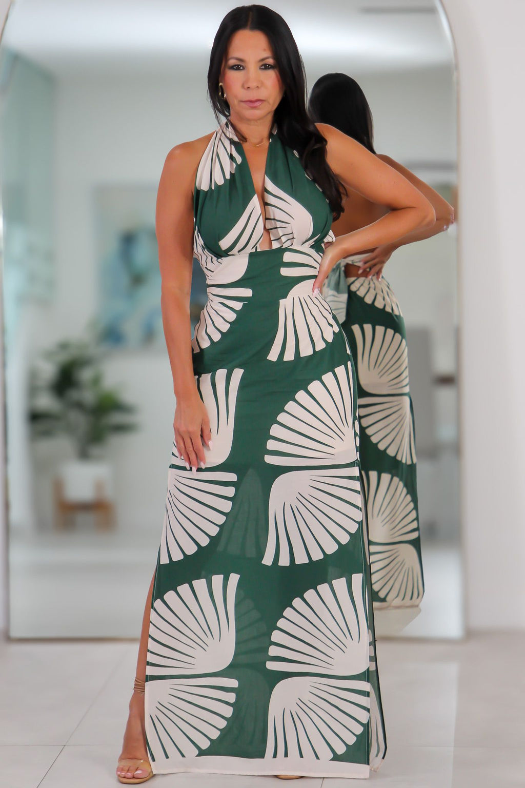 11446 Nepal Breeze Halter Dress