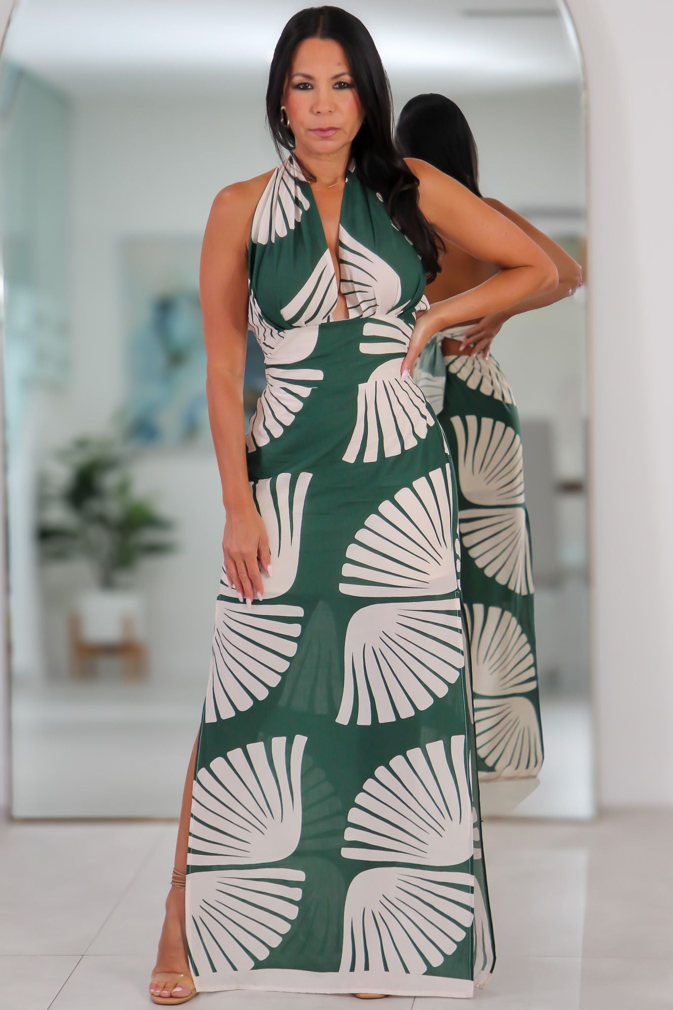 11446 Nepal Breeze Halter Dress