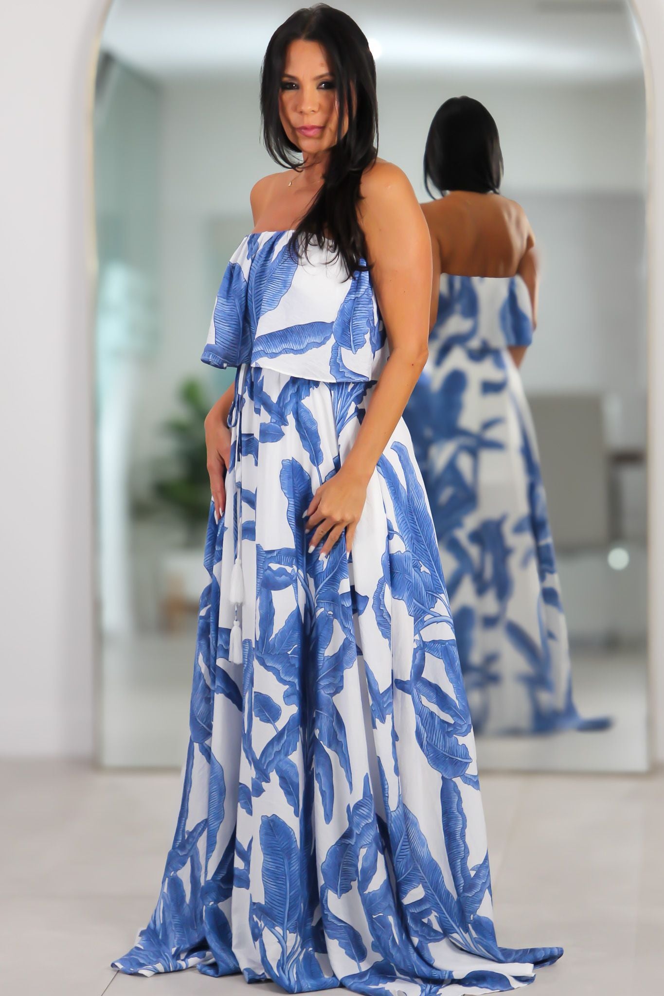 1740 Isla Azul Maxi Dress