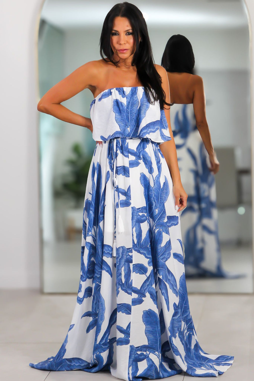 1740 Isla Azul Maxi Dress