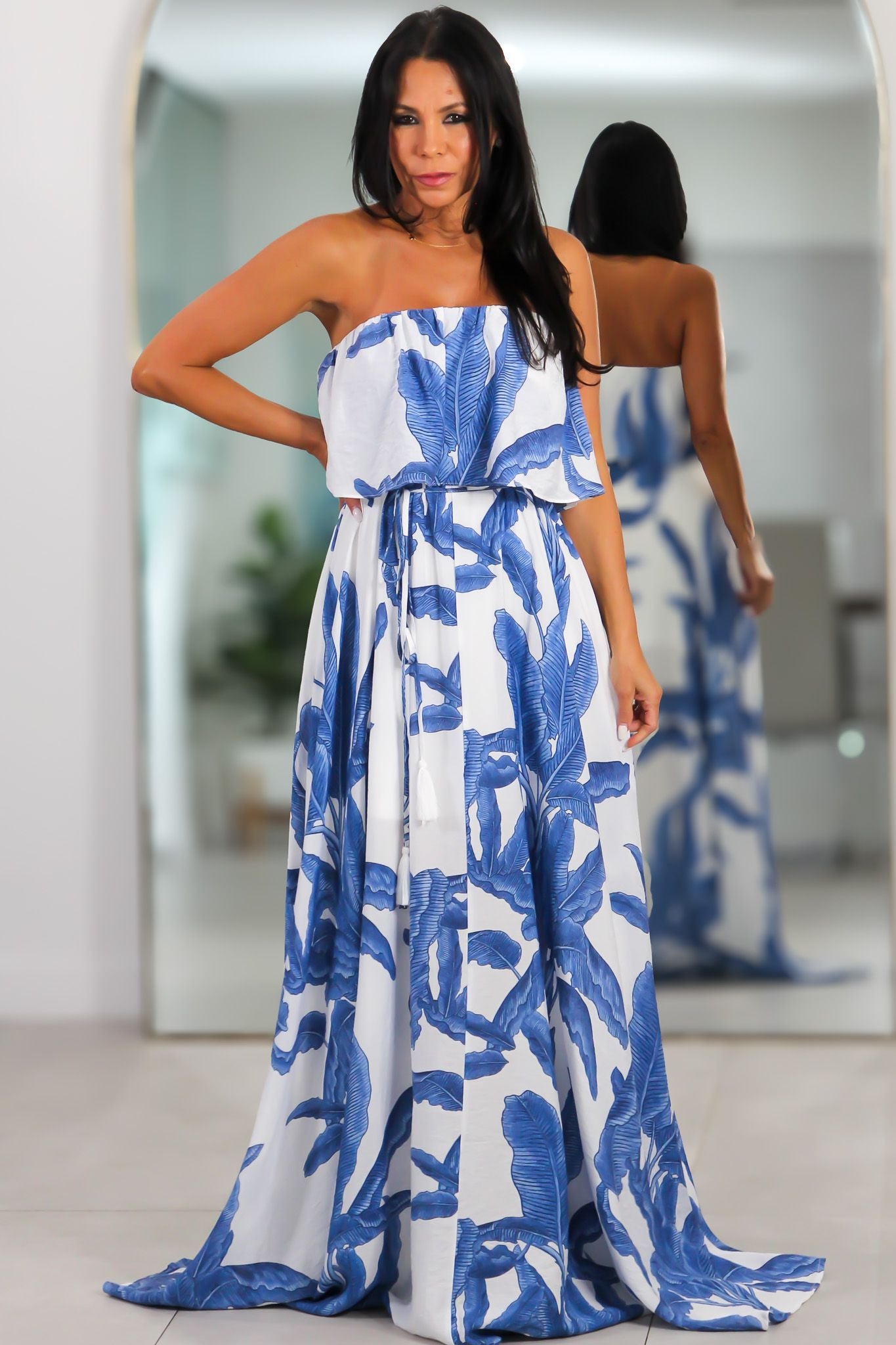 1740 Isla Azul Maxi Dress