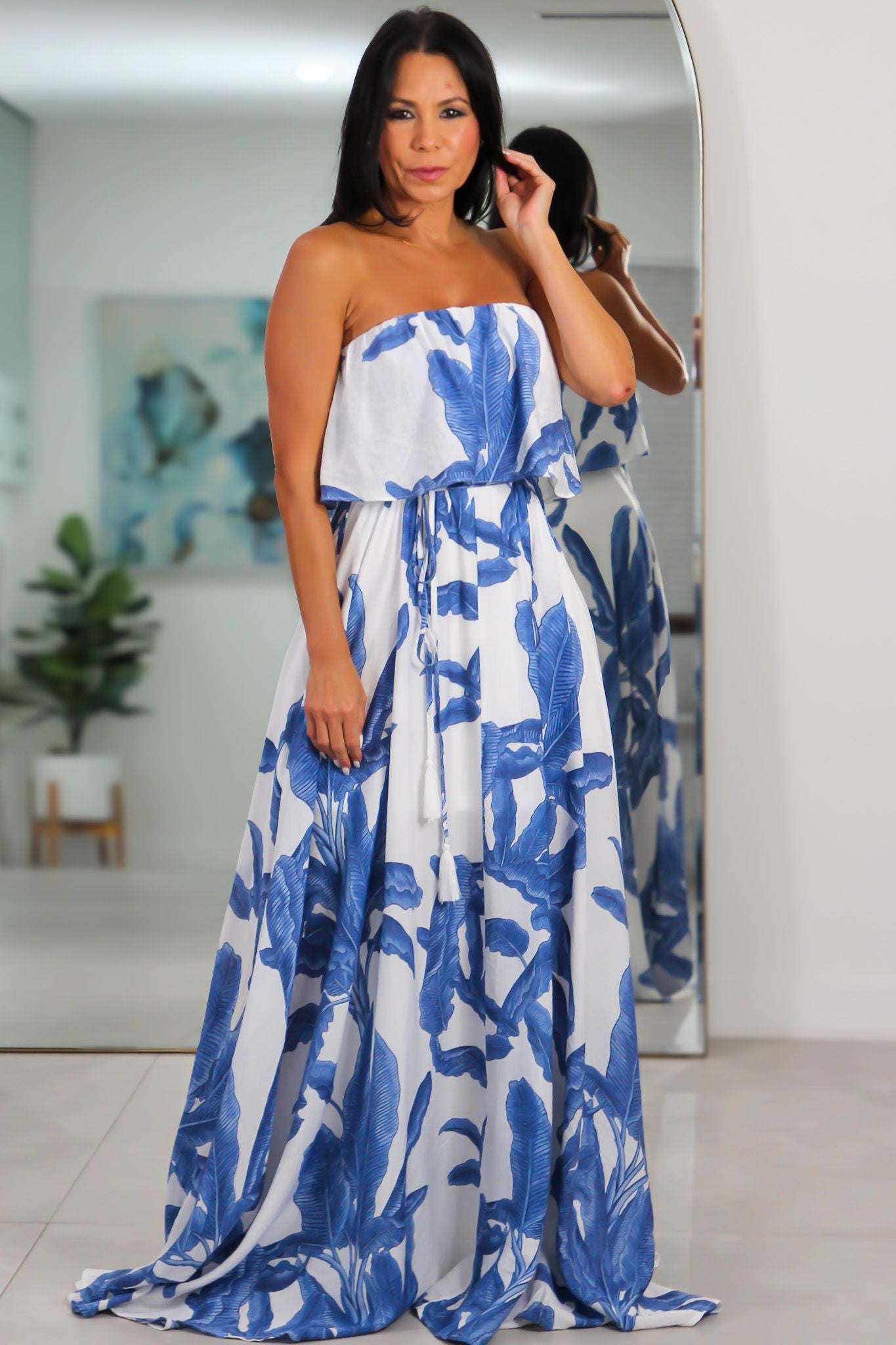 1740 Isla Azul Maxi Dress
