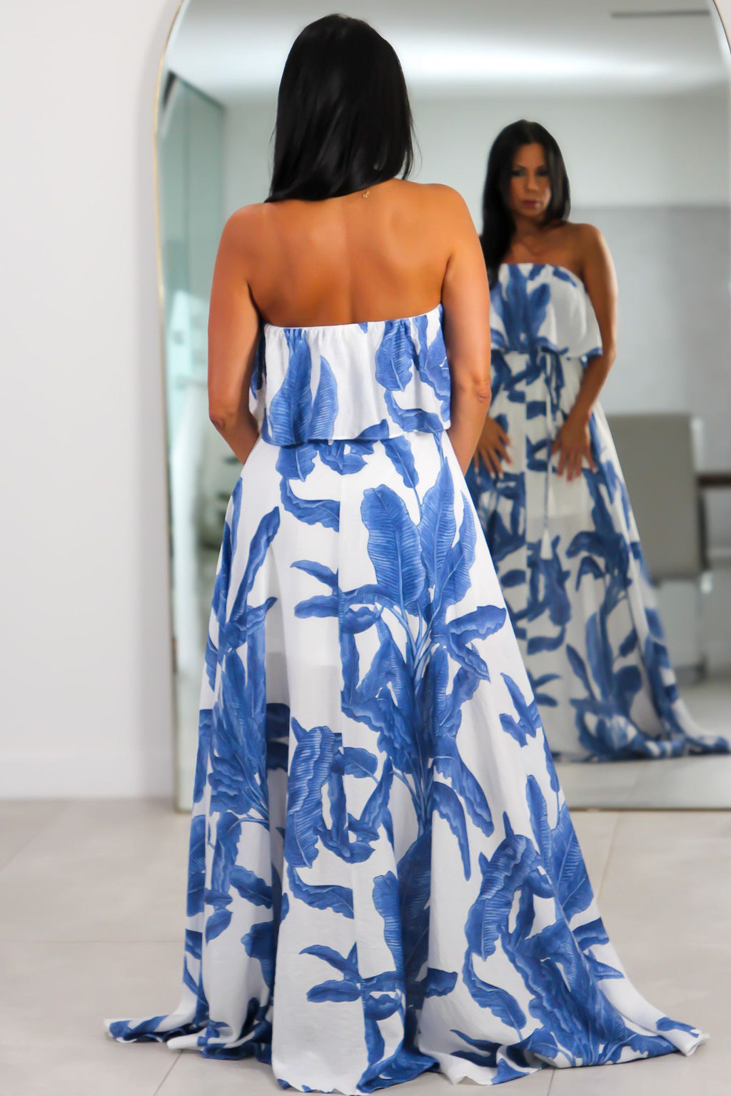 1740 Isla Azul Maxi Dress