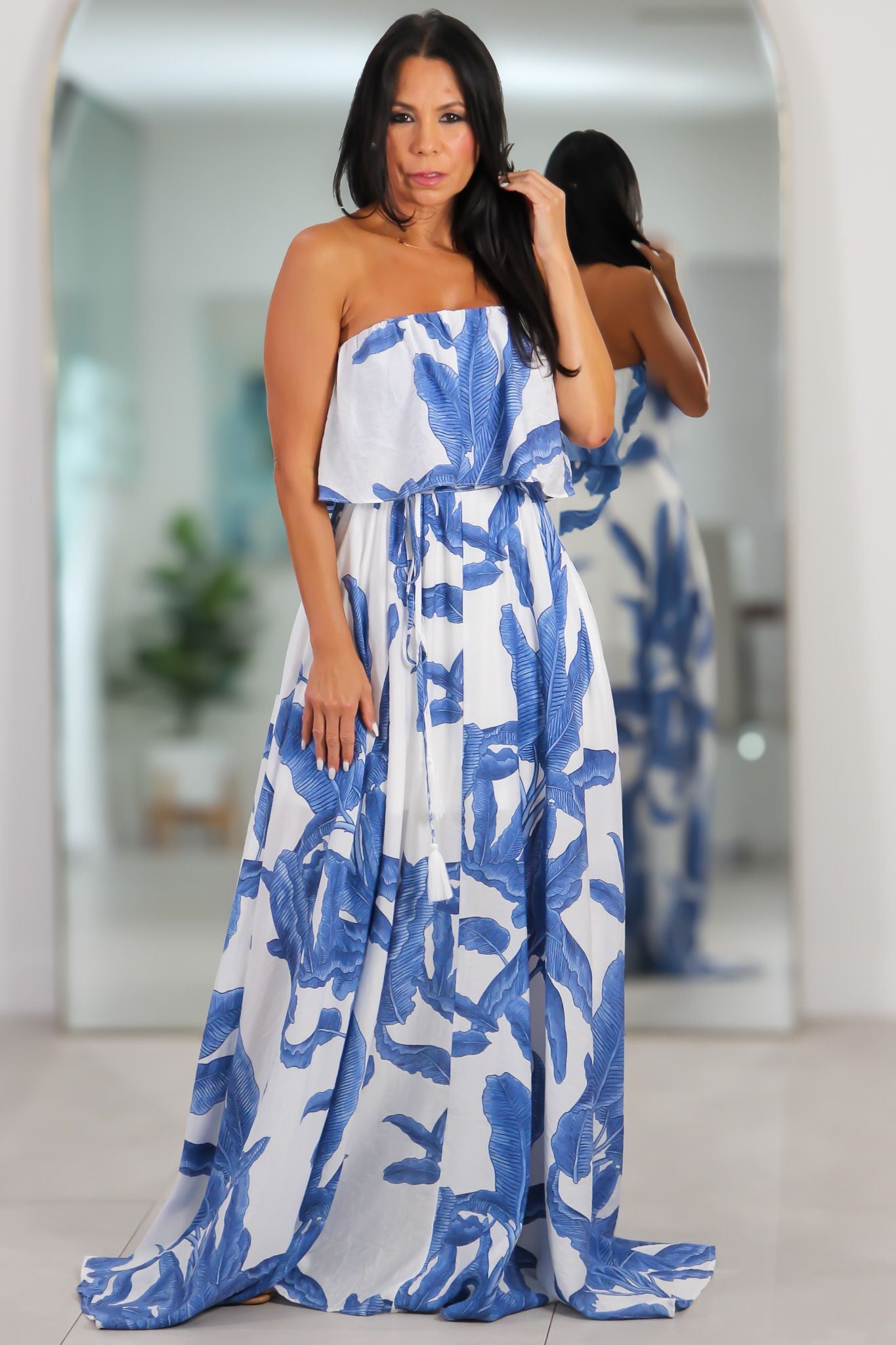 1740 Isla Azul Maxi Dress