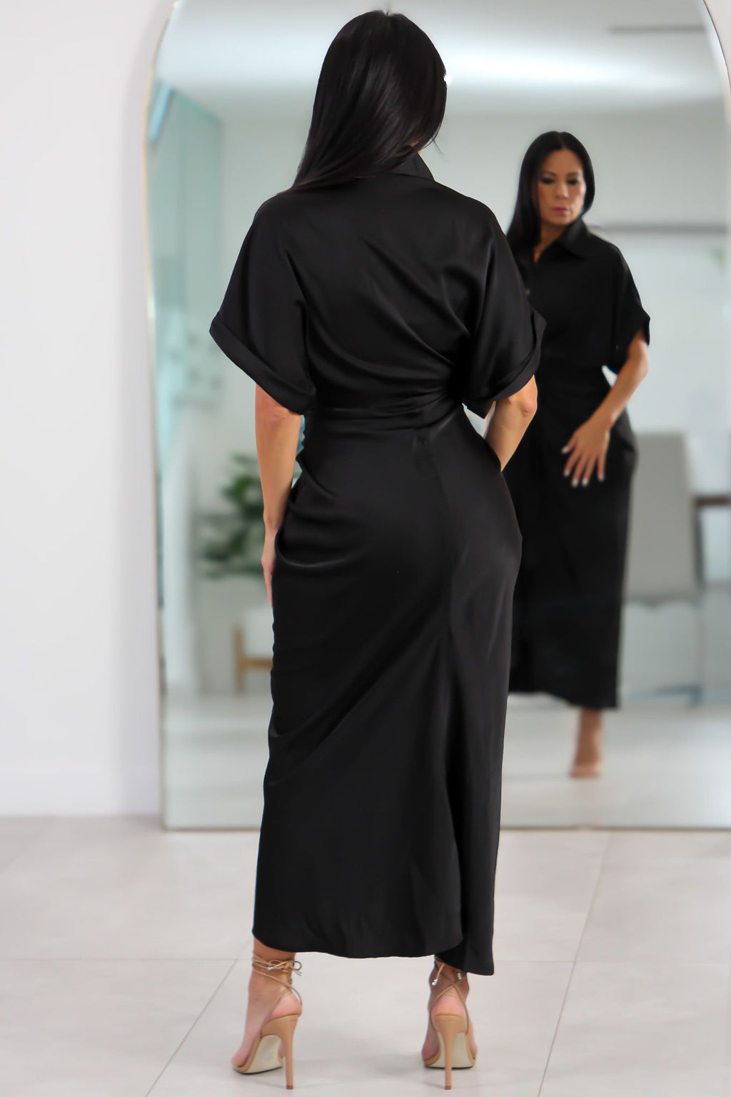 2628 Midnight Classic Midi Dress