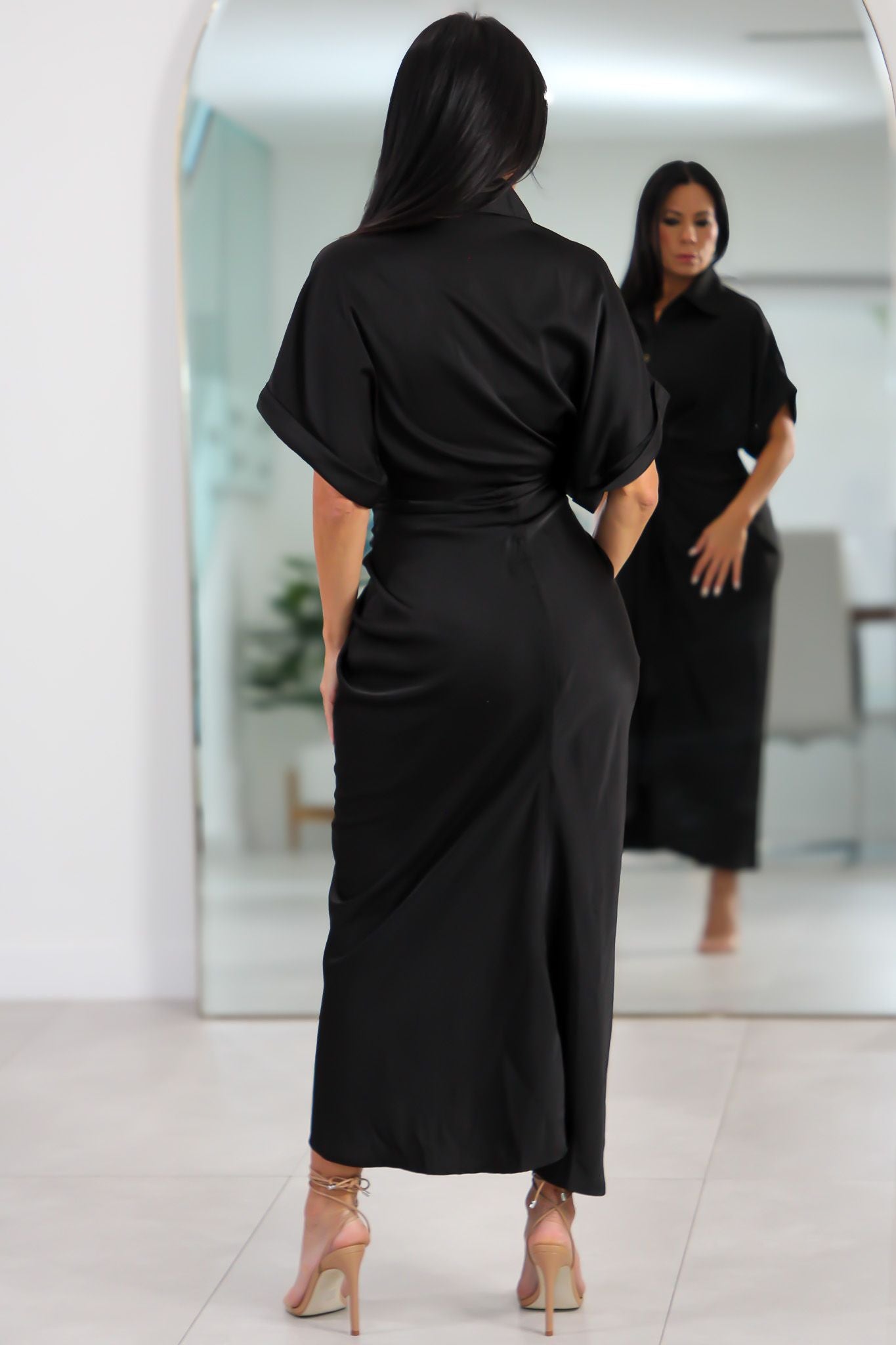 2628 Midnight Classic Midi Dress