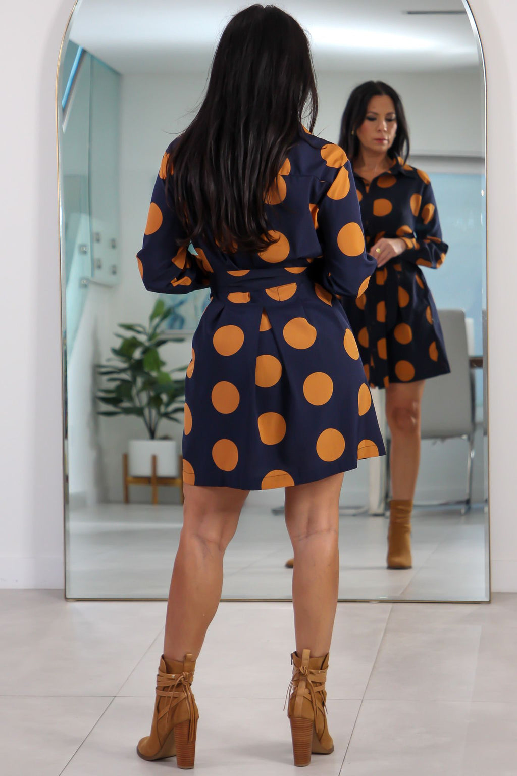 59553 Dots & Chic Shirt Dress