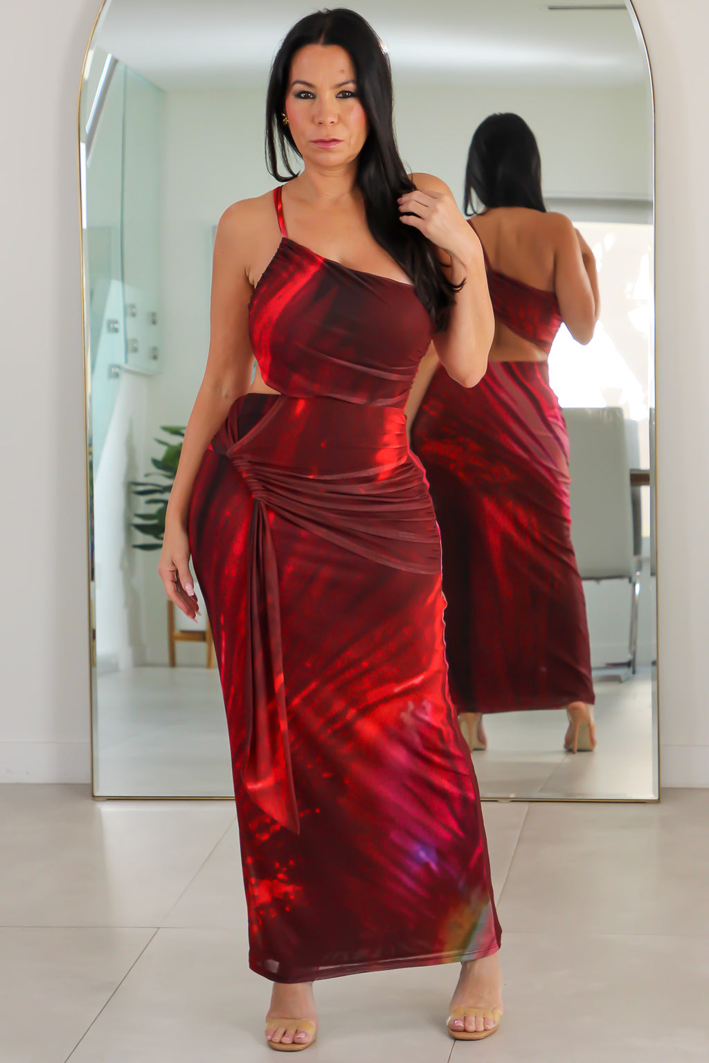 2600 Scarlet Mirage Maxi Dress