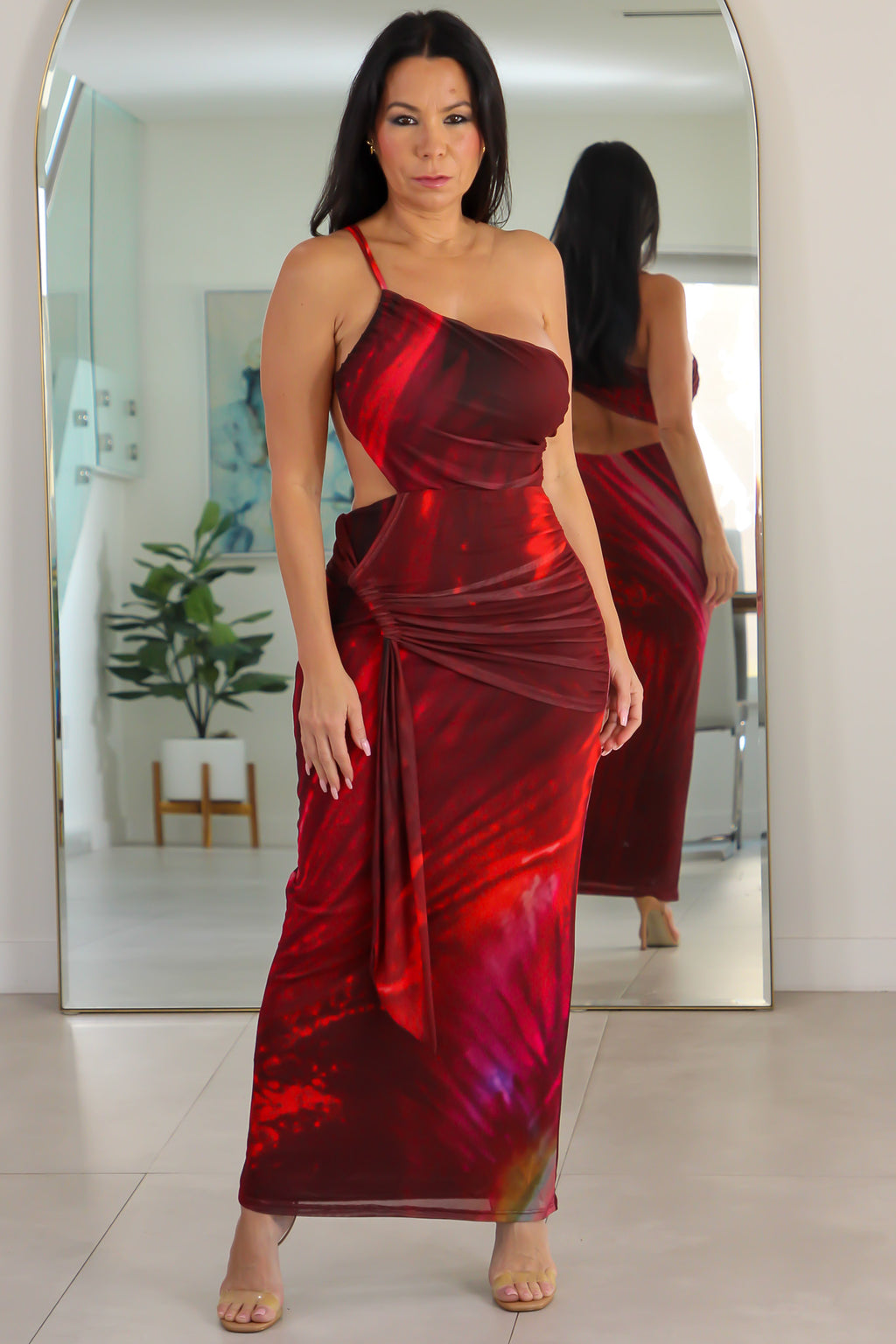 2600 Scarlet Mirage Maxi Dress