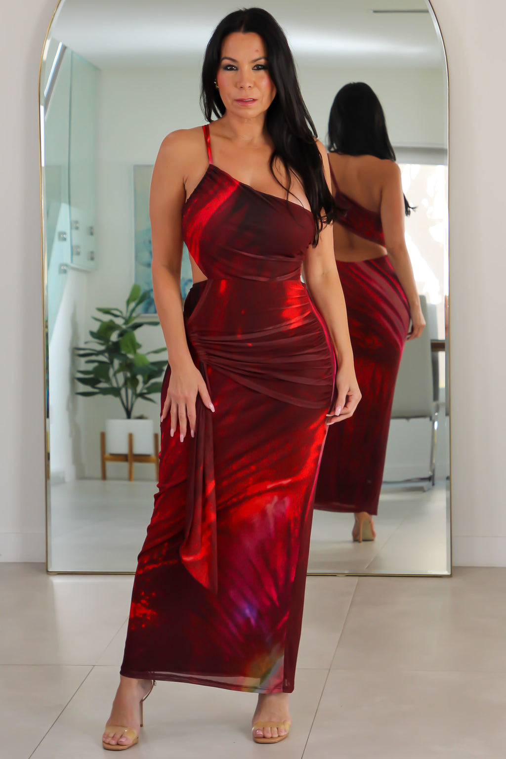 2600 Scarlet Mirage Maxi Dress
