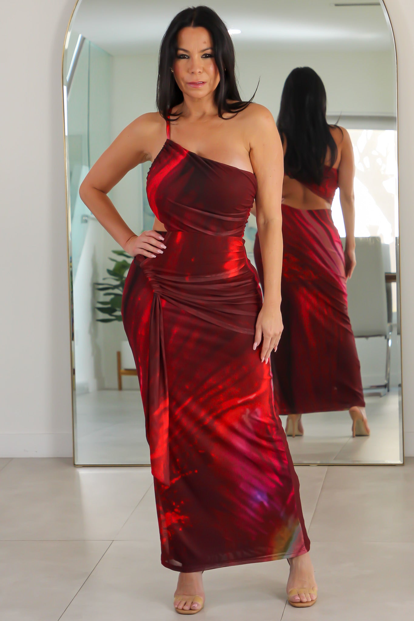 2600 Scarlet Mirage Maxi Dress