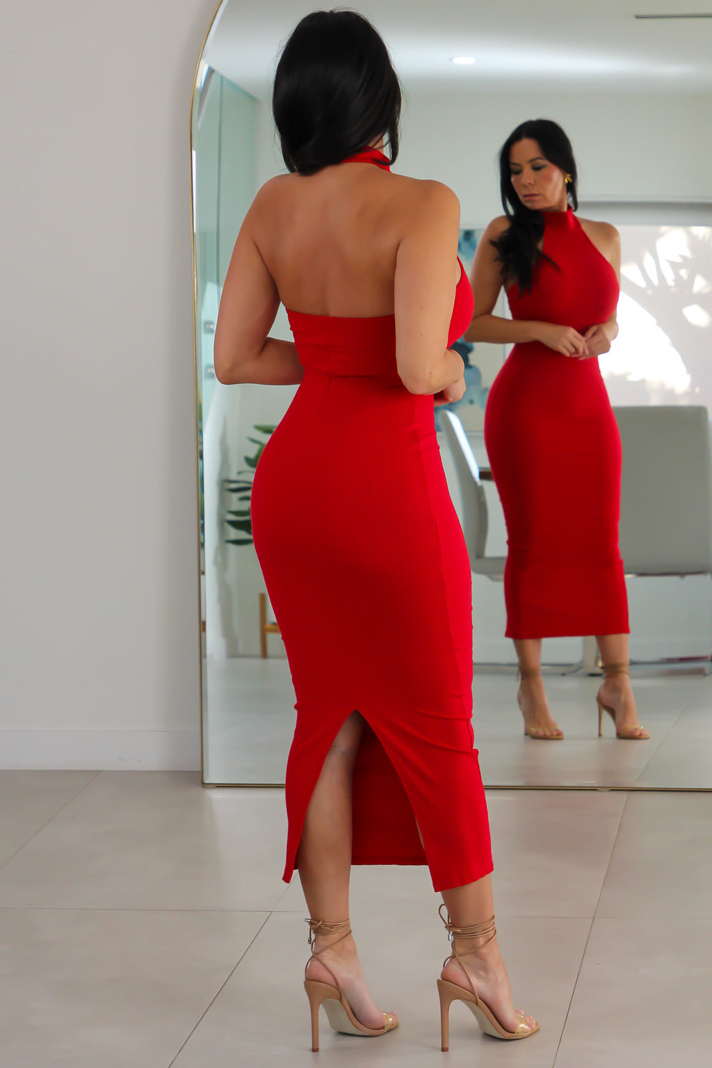 2598 Midnight Muse Open-Back Maxi Dress