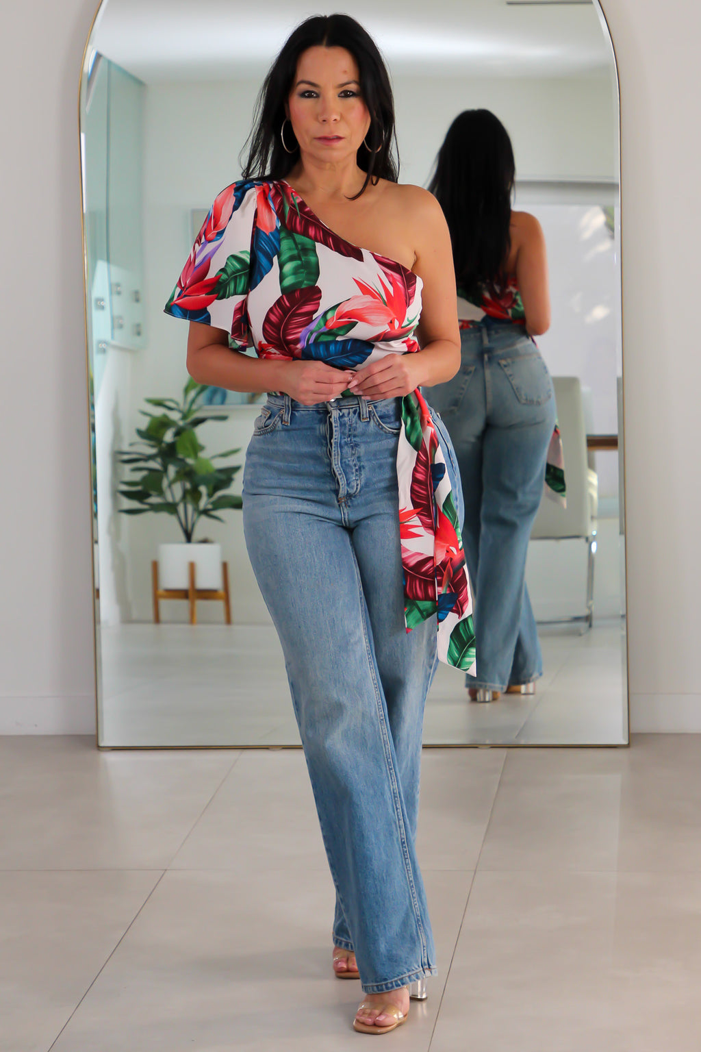 31378 Island Muse One-Shoulder Top