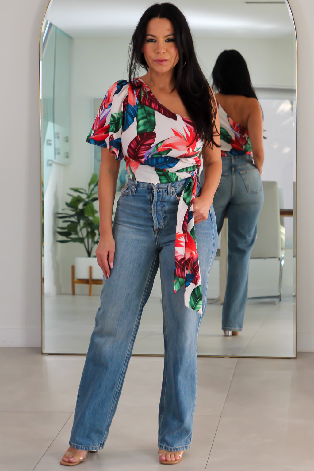 31378 Island Muse One-Shoulder Top