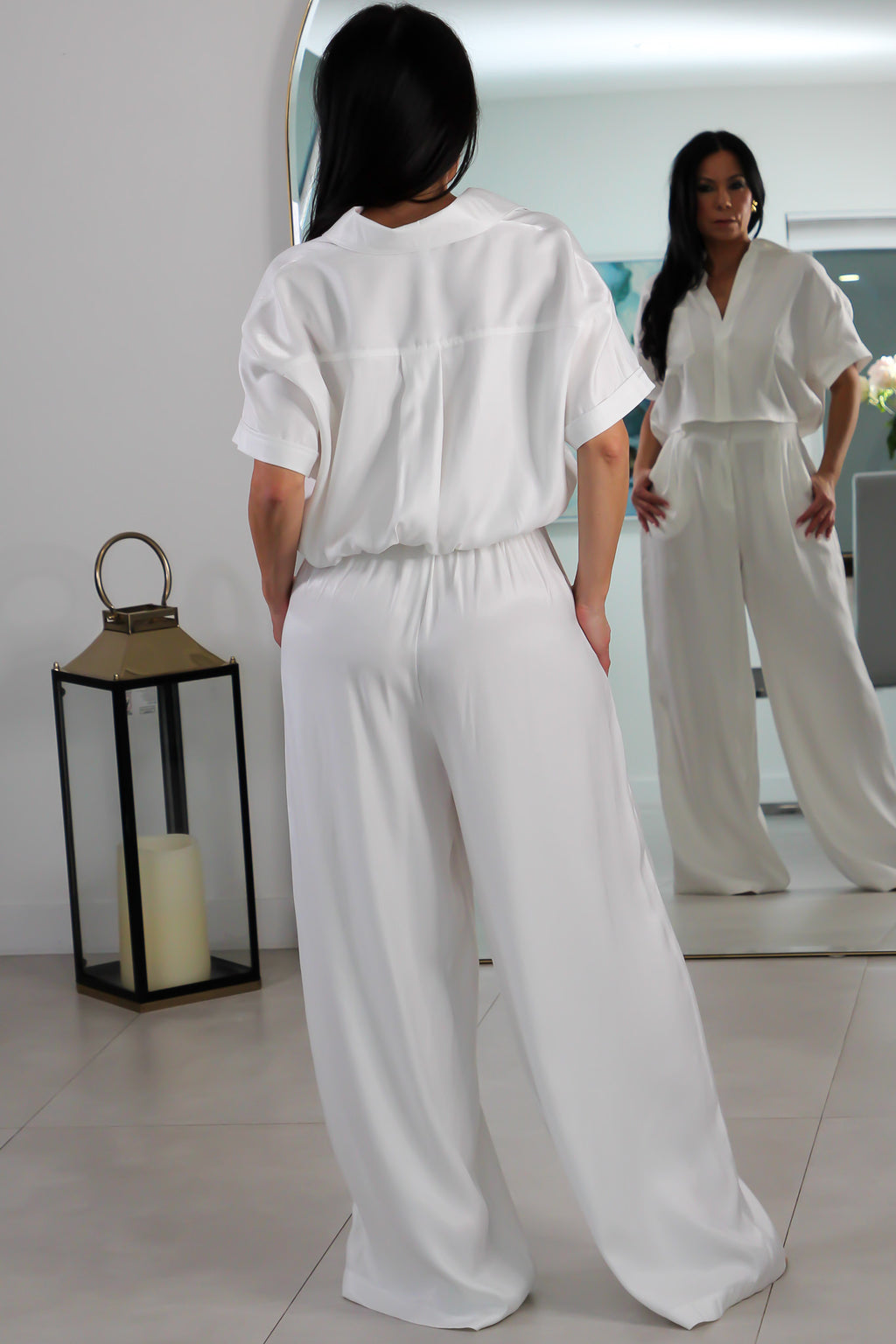 9742 Clean Cut Collar Crop Top
