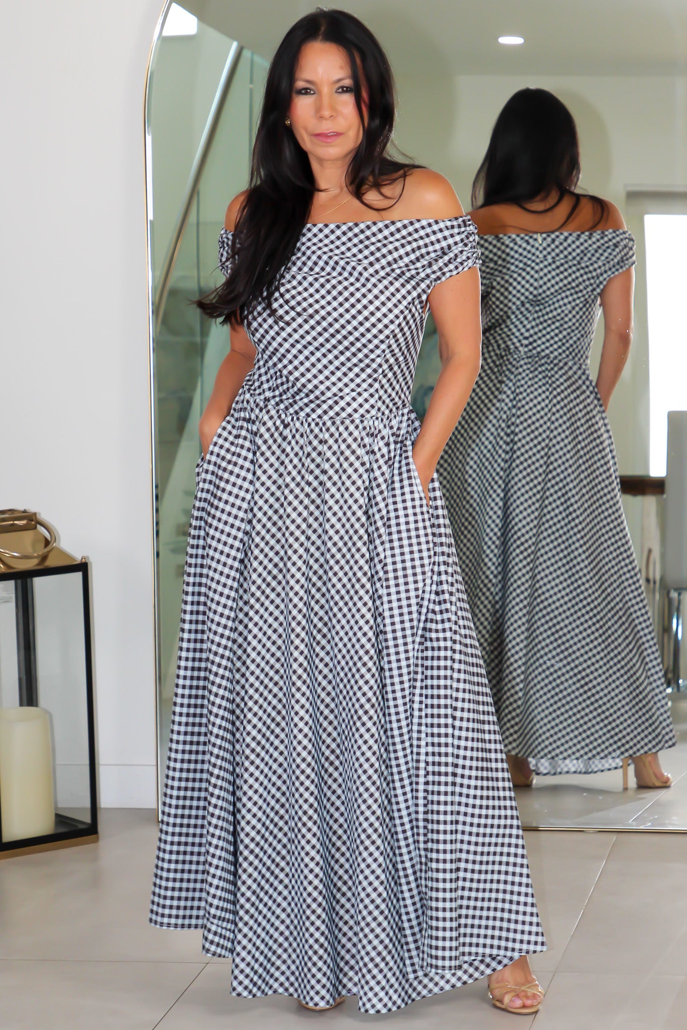3399 Midnight Picnic Maxi Dress