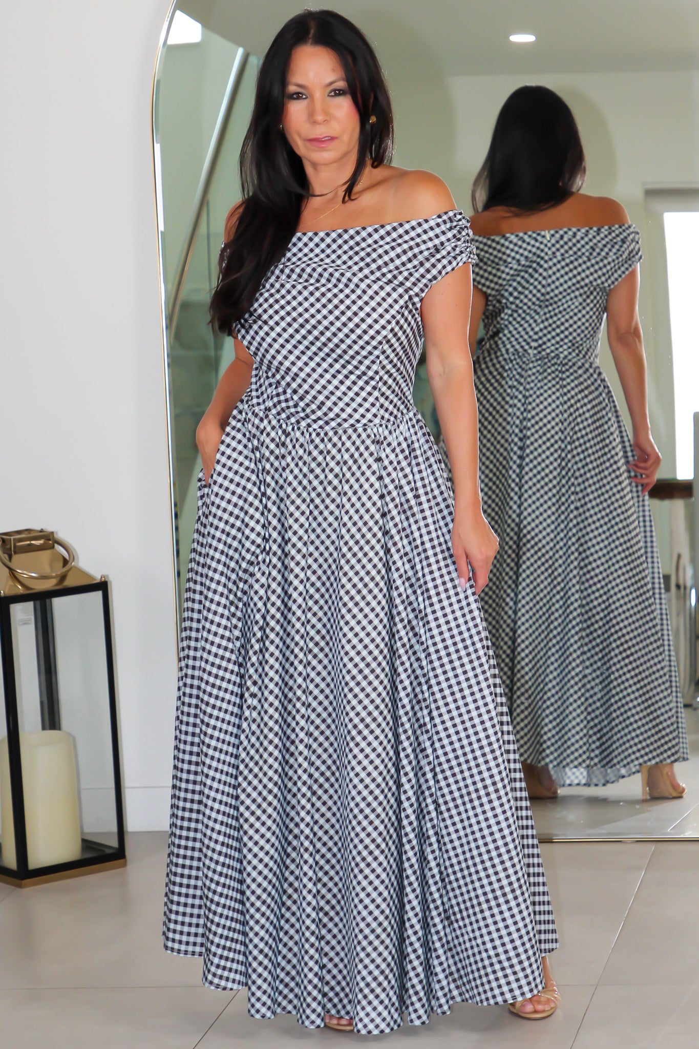 3399 Midnight Picnic Maxi Dress