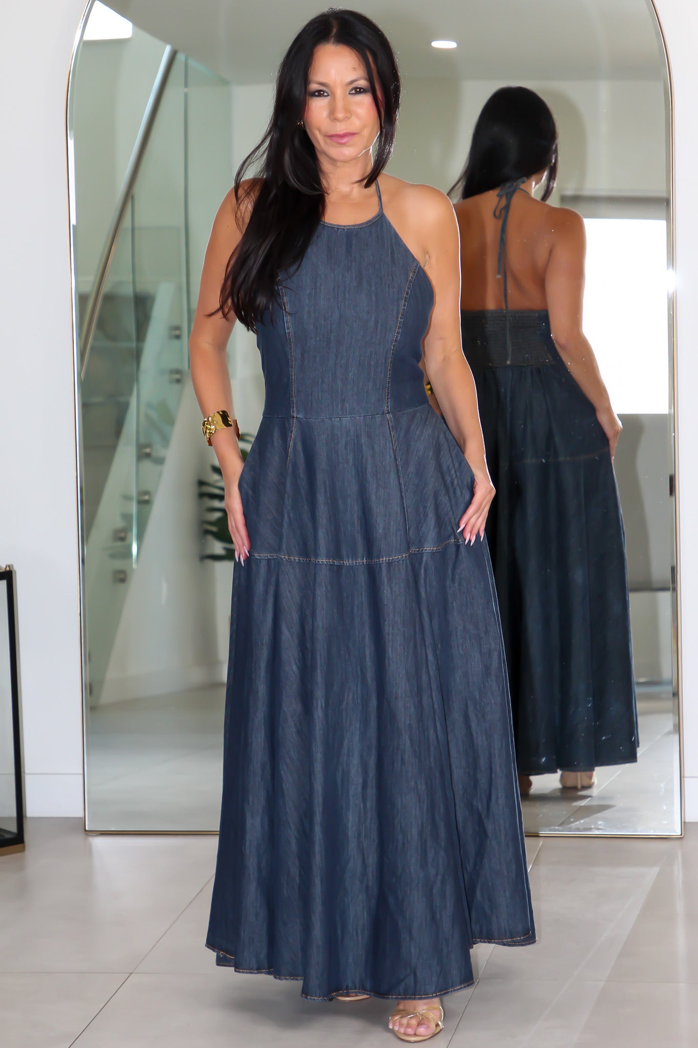 3399 Endless Summer Denim Dress