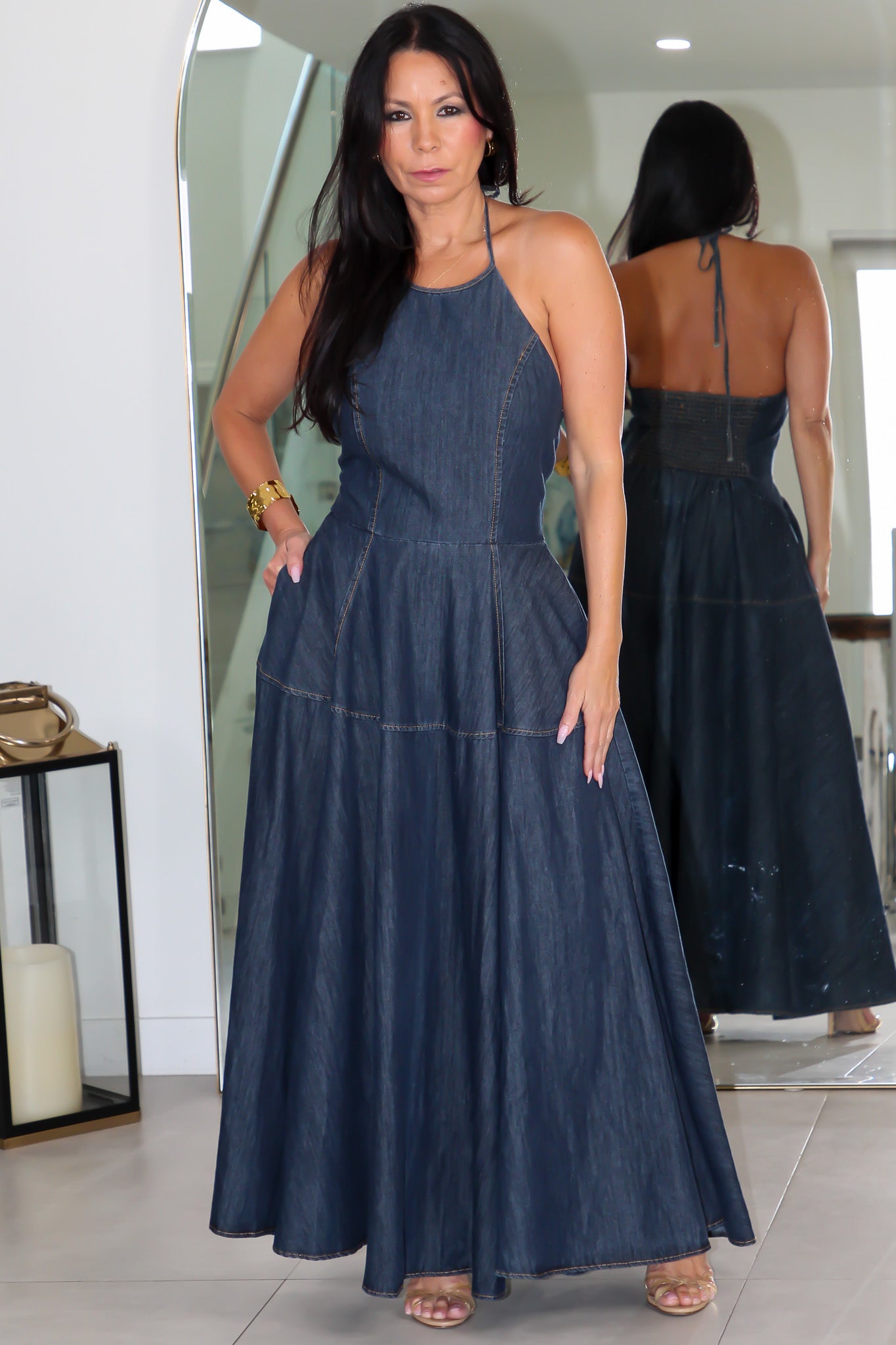 3399 Endless Summer Denim Dress