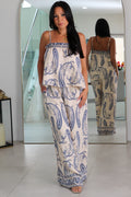 3582 Midnight Paisley Set